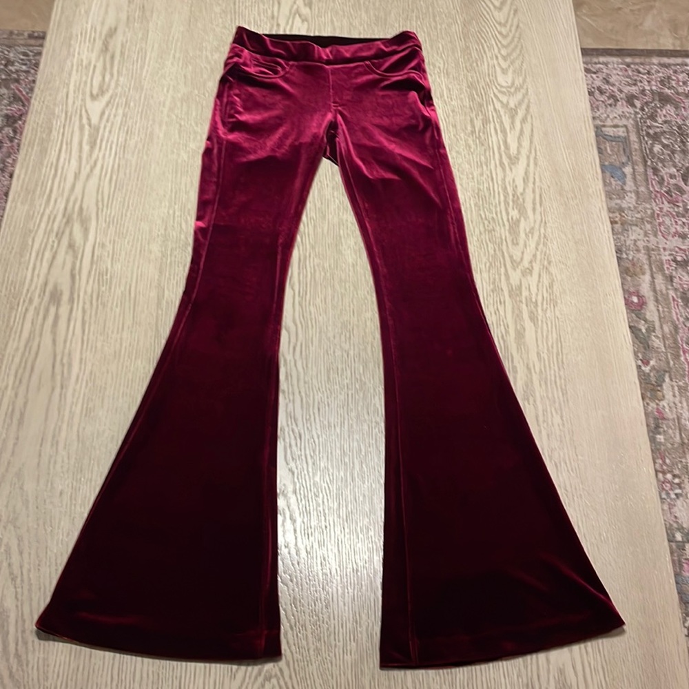 Blank NYC Velvet Flare Dress Pants